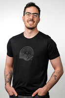 United Way Winnipeg Tone-on-Tone Black Logo T-Shirt